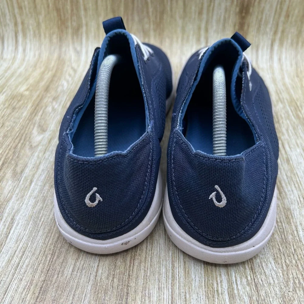 OluKai Moku Pae Men's Size 10 Slip On Blue Mesh Shoes Low Top Sneakers